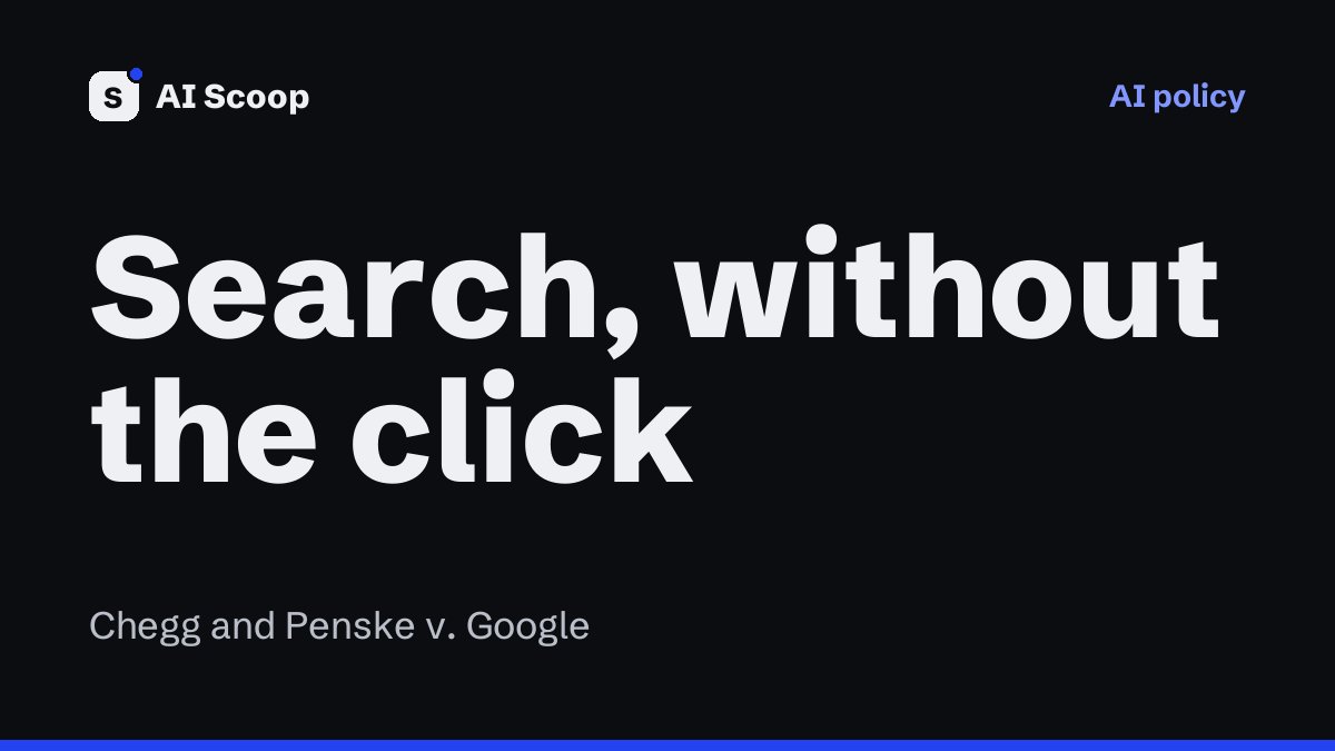 Illustration of a red dashed path curving around a brick wall, for the story on the dismissed Google AI Overviews lawsuits