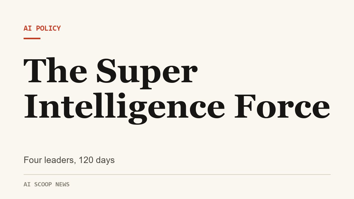 Illustration of a globe with red dots marking points on it, for the story on the White House Super Intelligence Force task force